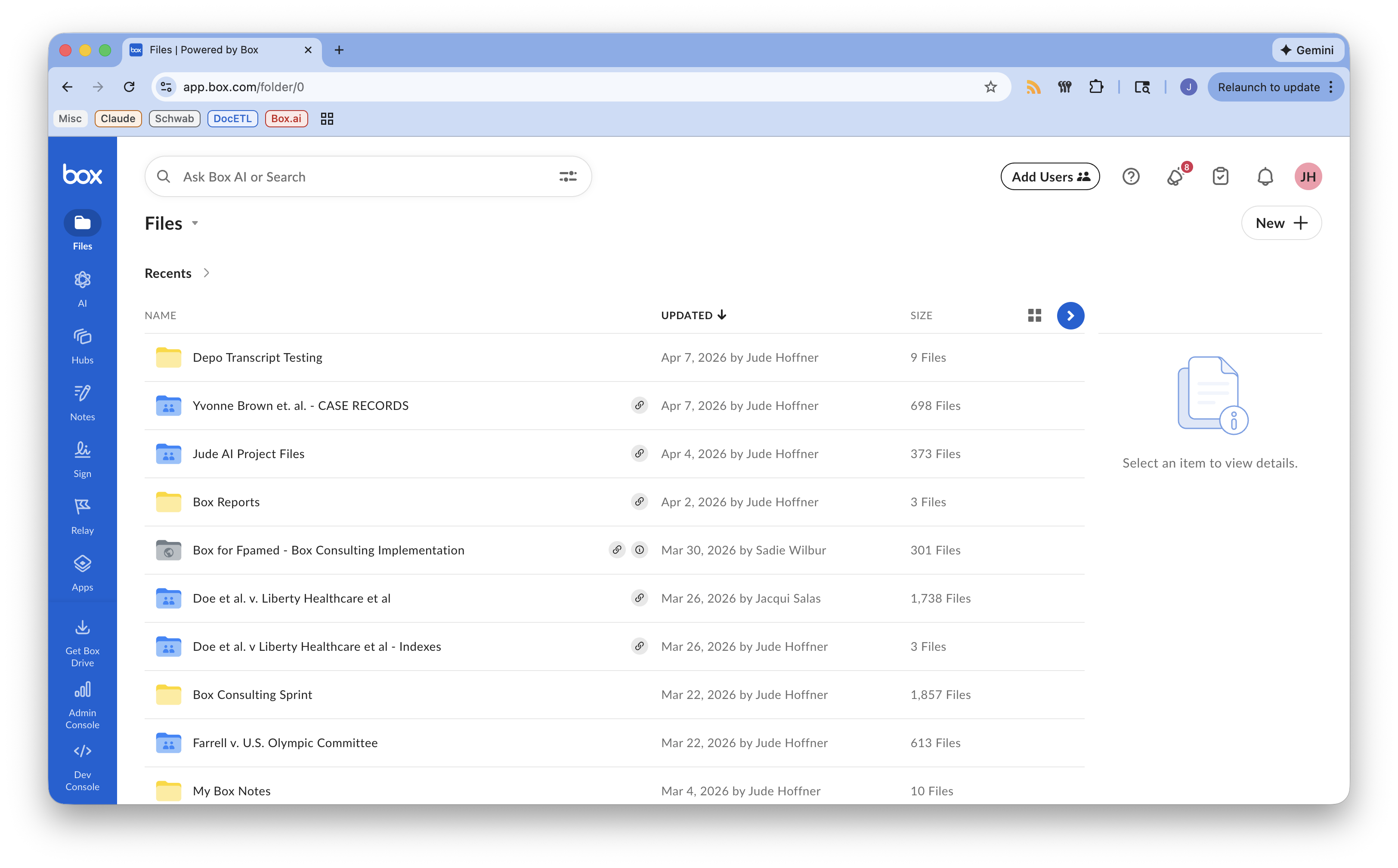 Box Web App — AI Studio agent for fpamed